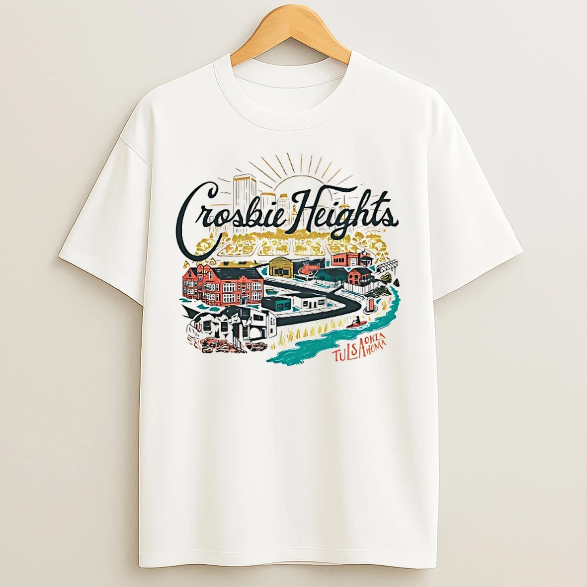 Classic Crosbie Heights Tulsa Oklahoma T Shirts