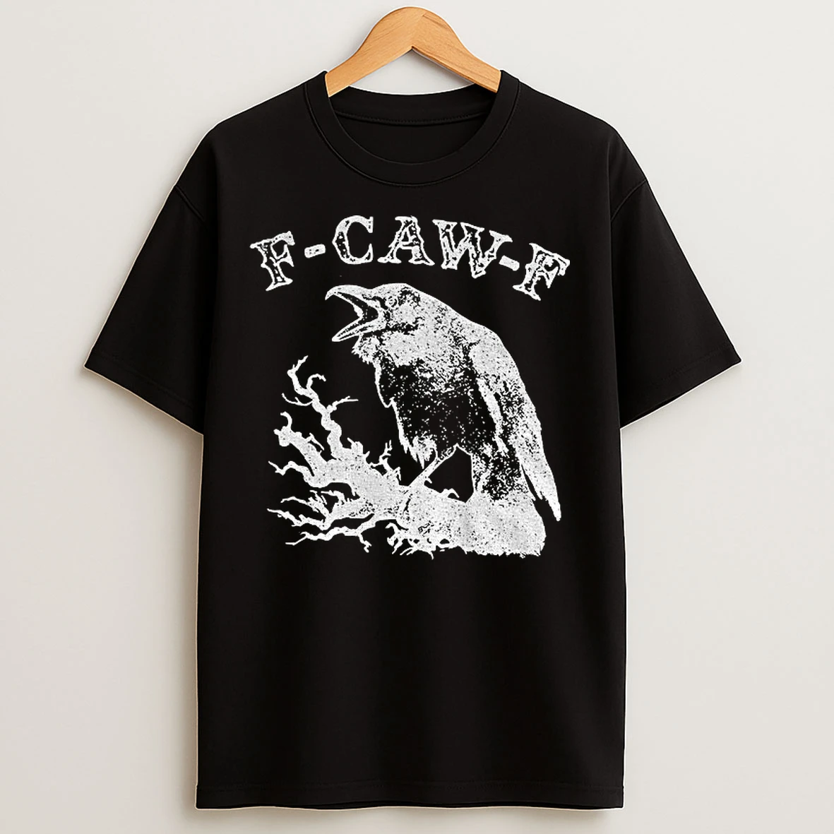 Classic Crow F Caw F Sarcastic Raven Vintage T Shirts