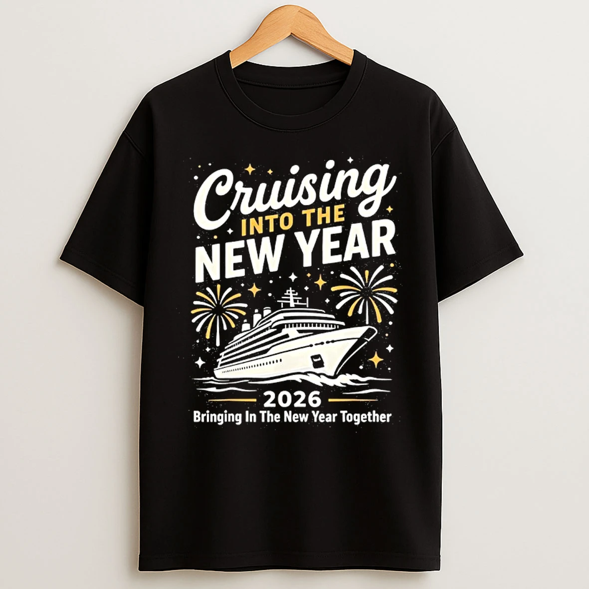 Classic Cruising Into 2026 New Years Eve Matching Family Cruise T Shirts