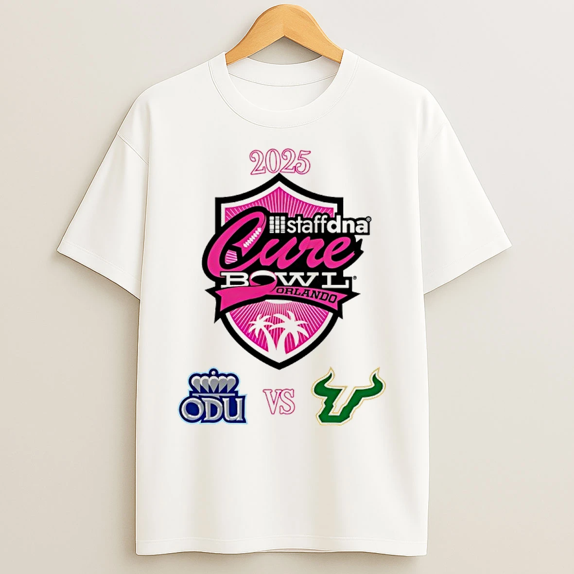 Classic Cure Bowl 2025 Old Dominion Vs South Florida T Shirts