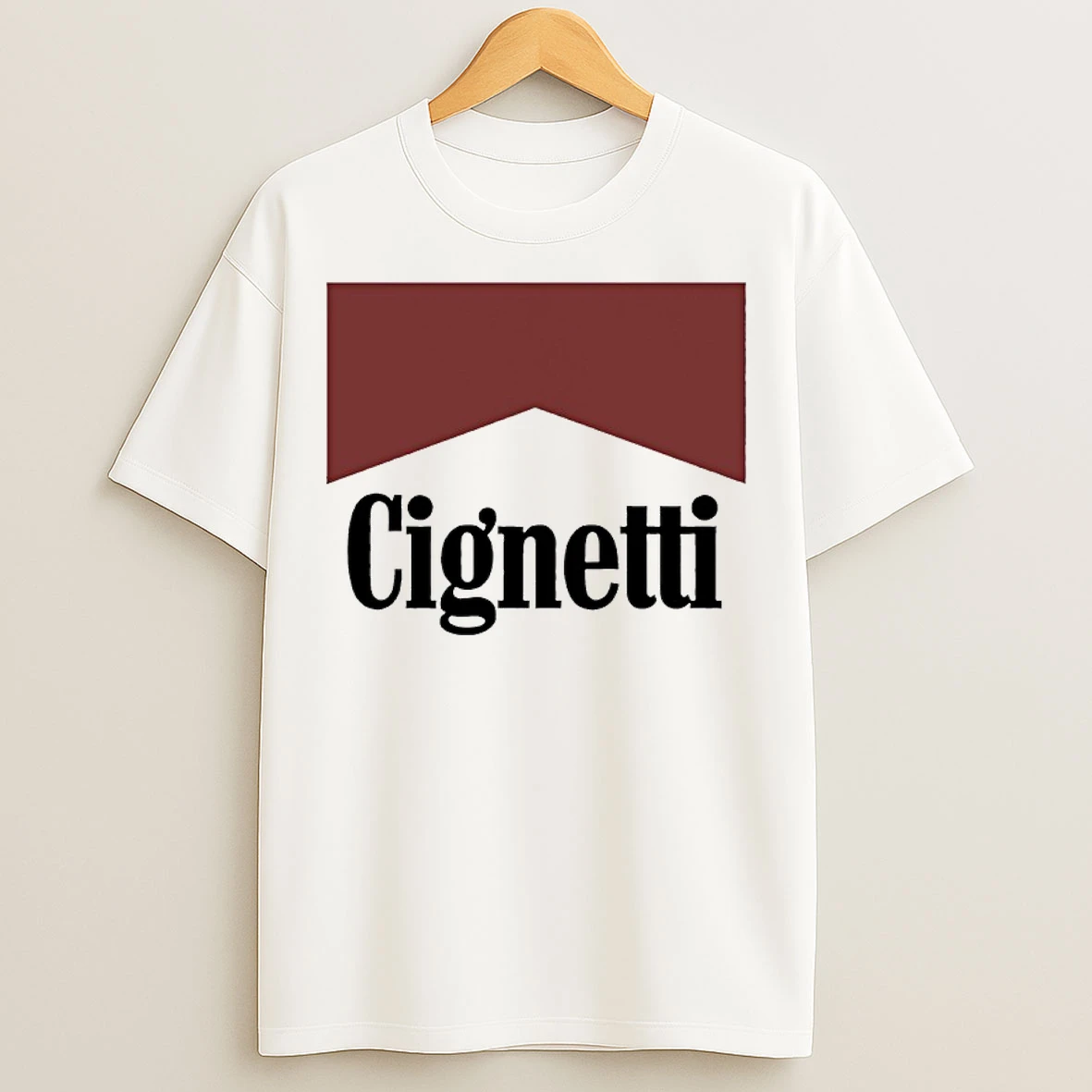 Classic Curt Cignetti Indiana Football Cignetti Marlboro Parody Logo T Shirts