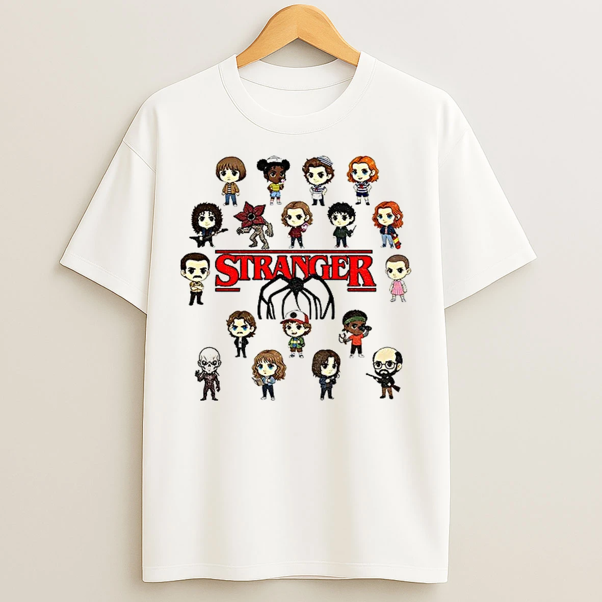 Classic Cute Stranger Thingscharacters T Shirts