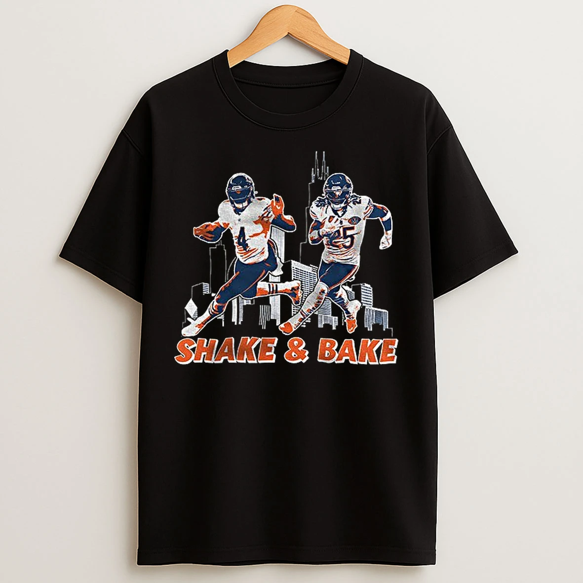 Classic Dandre Swift And Kyle Monangai Chicago Bears Football Shake And Bake 2025 T Shirts
