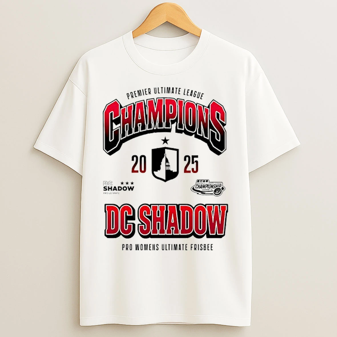Classic Dc Shadow 2025 Premier Ultimate League Champions T Shirts