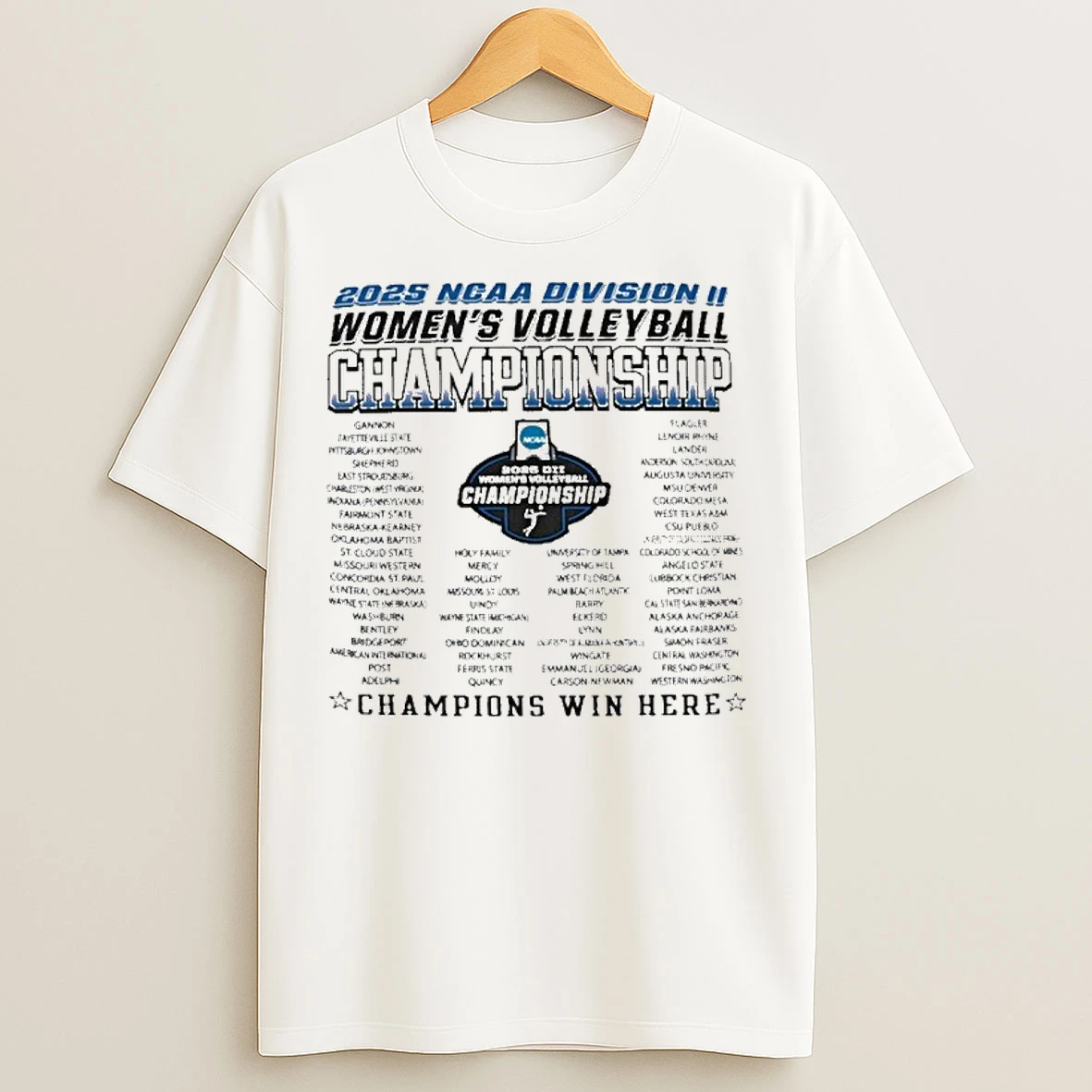 Classic Dii Womens Volleyball Regionals 2025 T Shirts