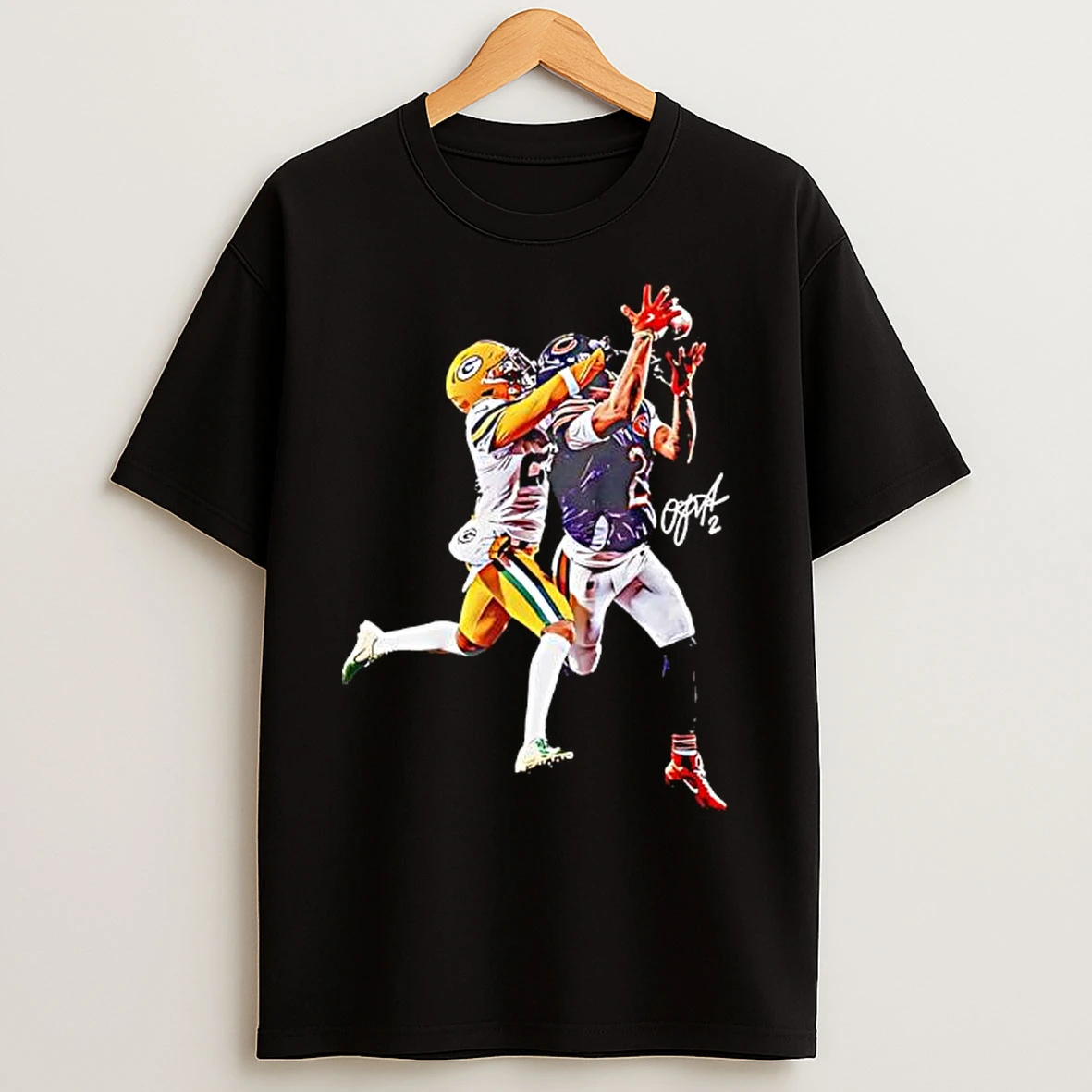 Classic Dj Moore Game Winning Td Signature T Shirts
