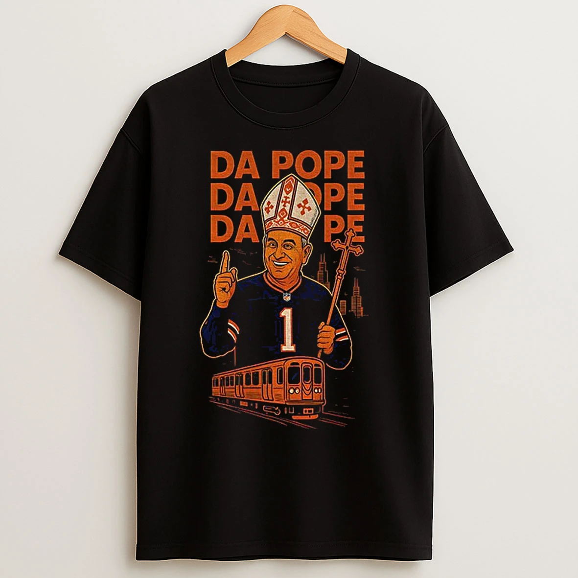 Classic Da Pope Jaylon Johnson Chicago Bears Football Game Day T Shirts