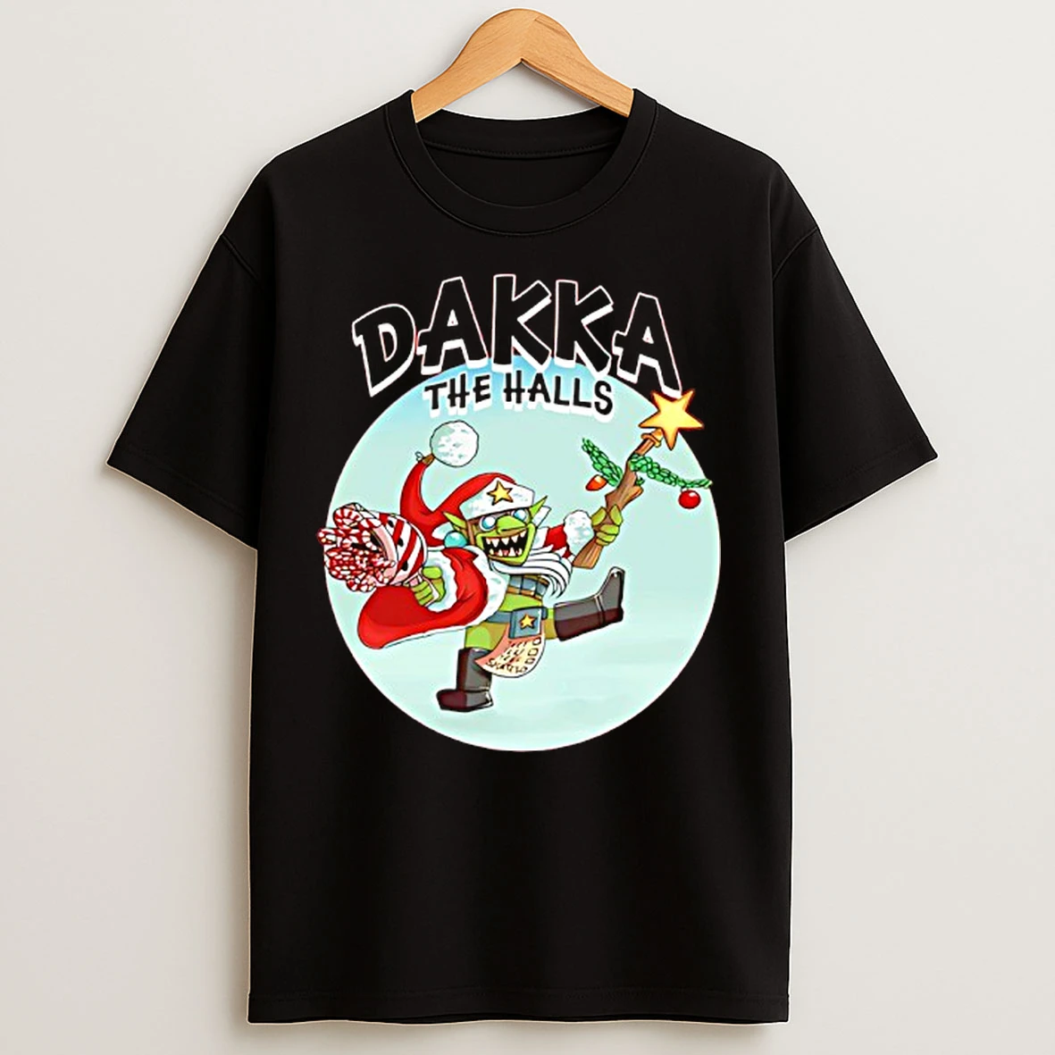 Classic Da Red Gobbo Dakka The Halls Christmas T Shirts
