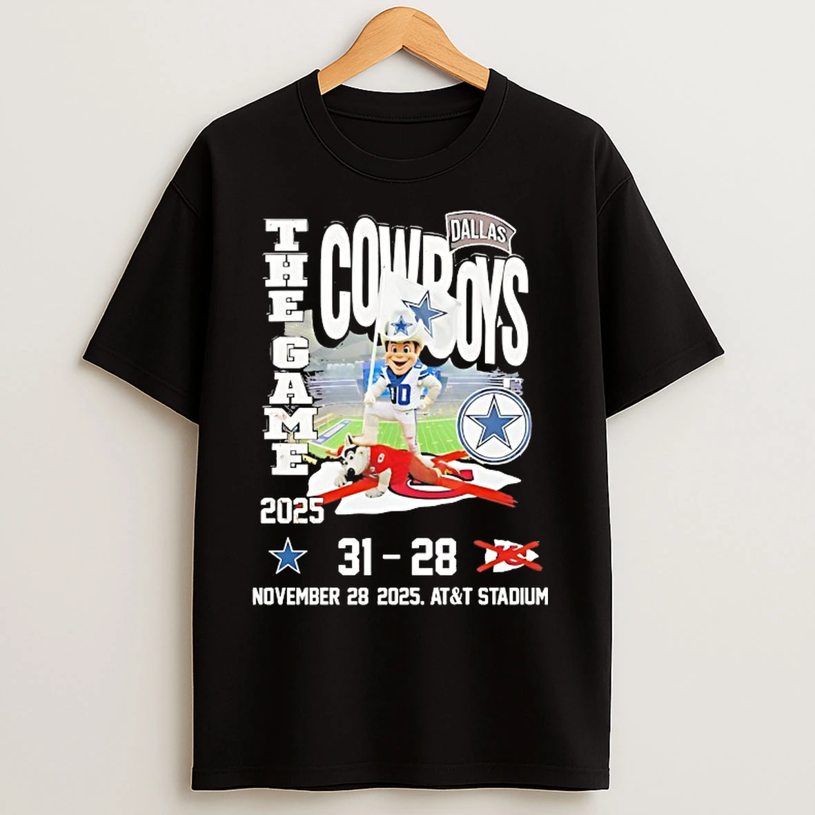 Classic Dallas Cowboys Vs Kansas City Chiefs The Game 2025 T Shirts