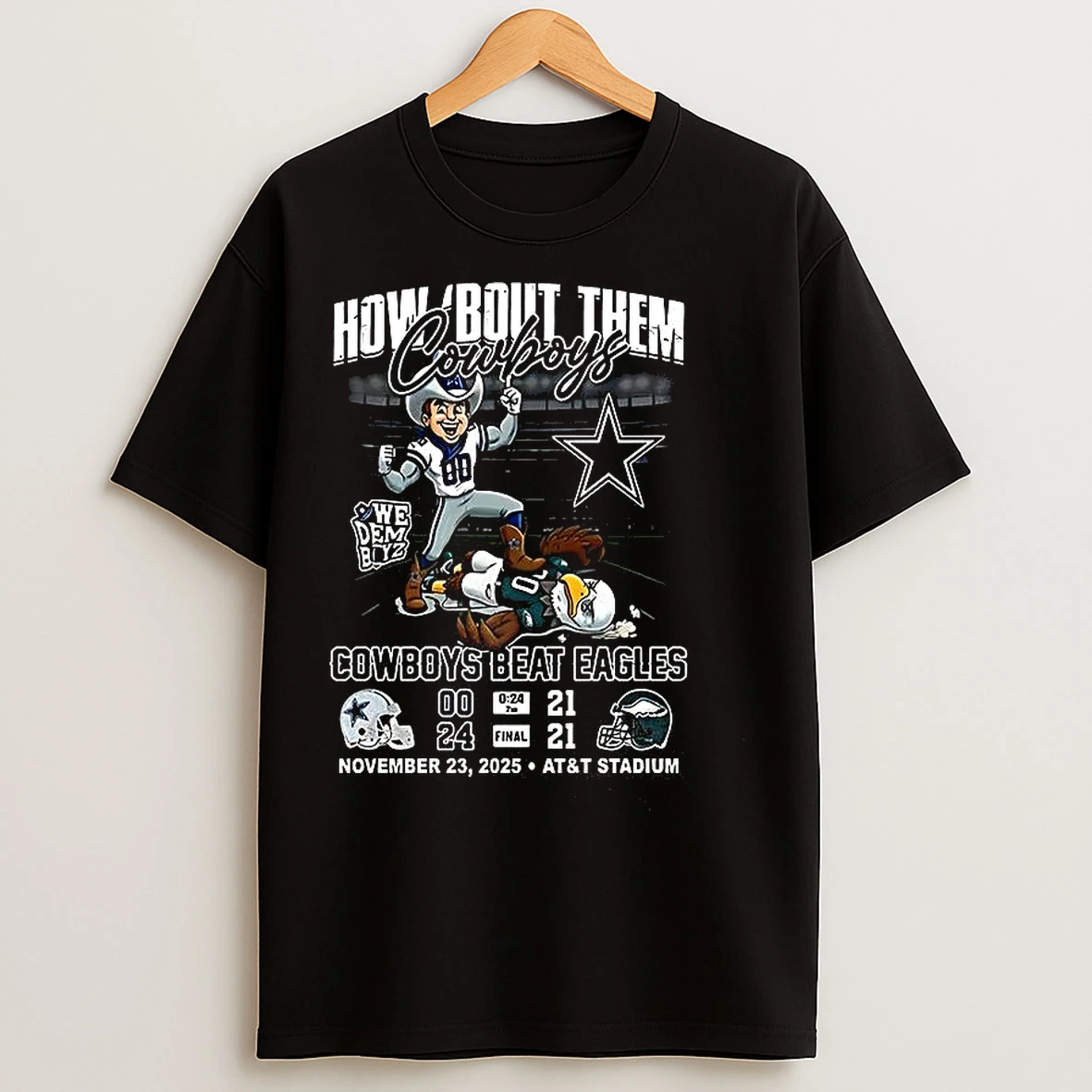 Classic Dallas Cowboys Beat Philadelphia Eagles Nfl How Bout Them Cowboys 2025 T Shirts