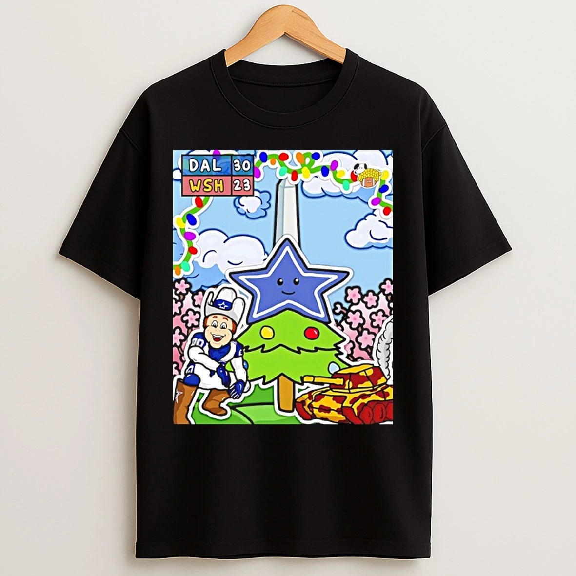 Classic Dallas Cowboys Beat Washington Commanders 30 23 Win This Christmas Season T Shirts