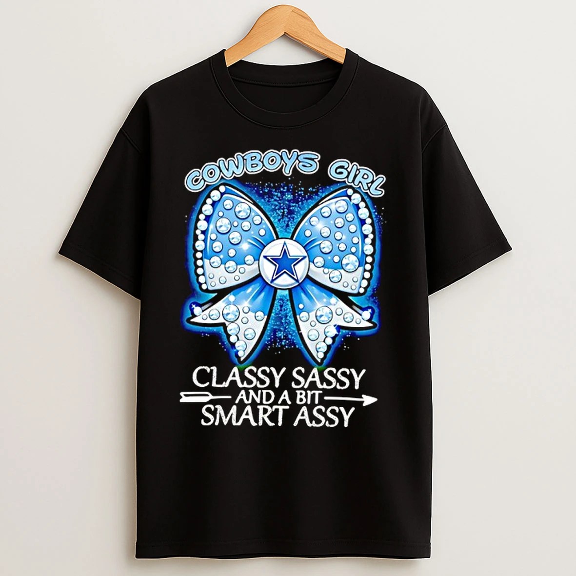Classic Dallas Cowboys Girl Bow Classy Sassy And A Bit Smart Assy T Shirts