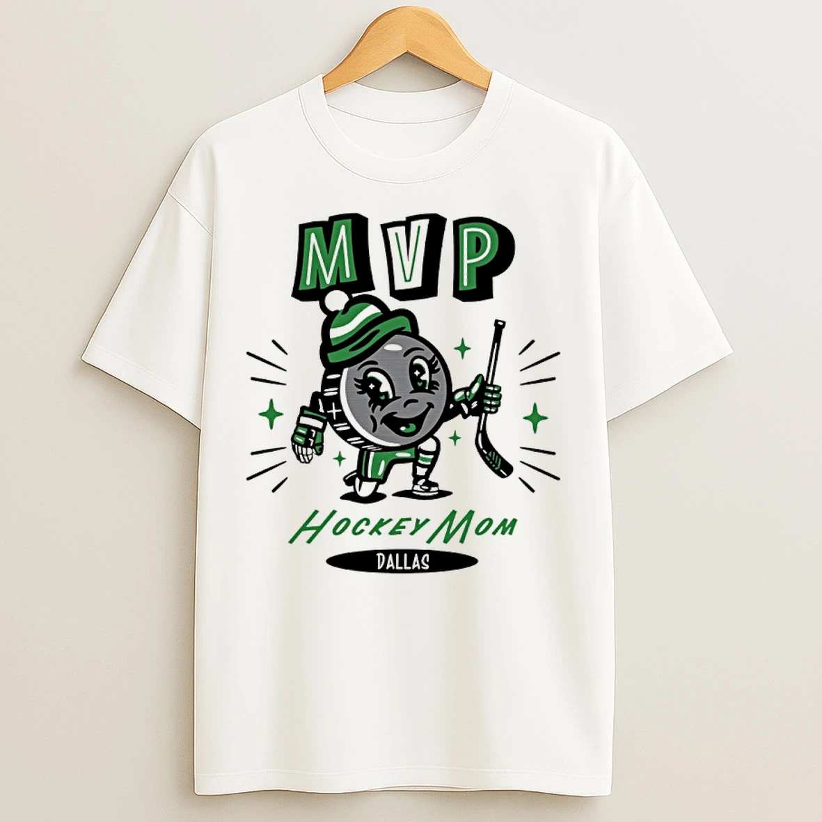 Classic Dallas Stars 2025 Mvp Hockey Mom T Shirts