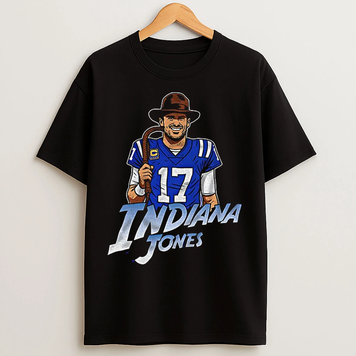 Classic Daniel Jones Indianapolis Colts Indiana Jones Football Nfl 2025 T Shirts