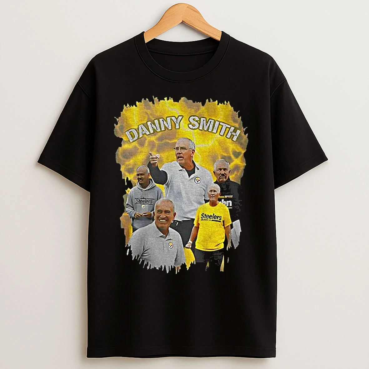 Classic Danny Smith Pittsburgh Steeler Football Coach Graphic T Shirts