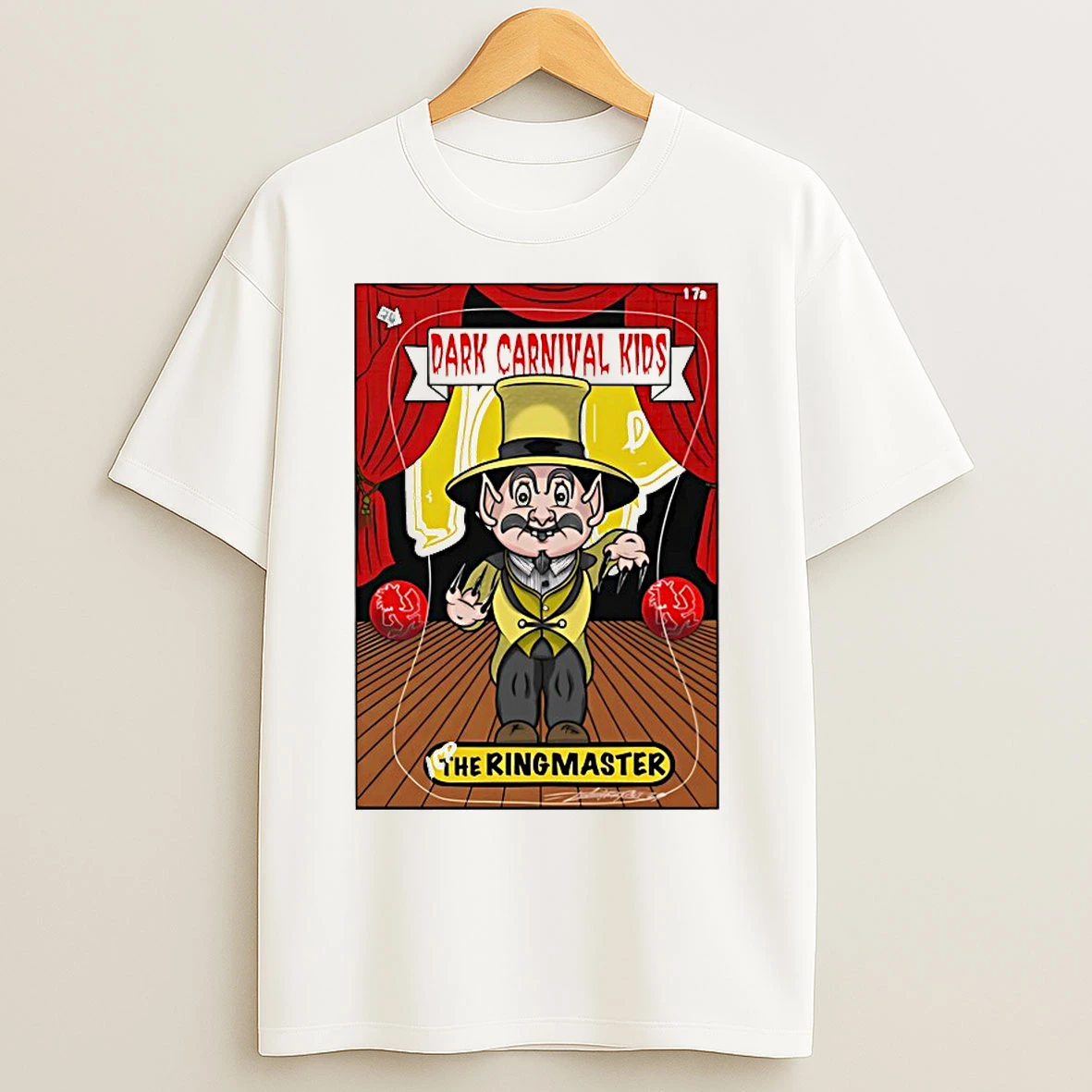 Classic Dark Carnival Kids The Ring Master T Shirts