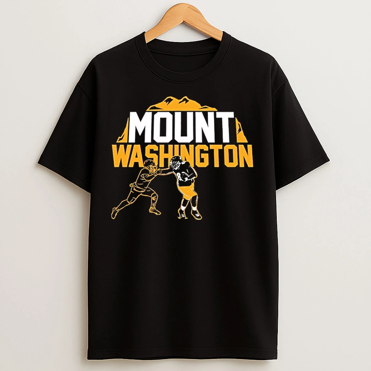 Classic Darnell Washington Pittsburgh Steelers Mount Washington T Shirts
