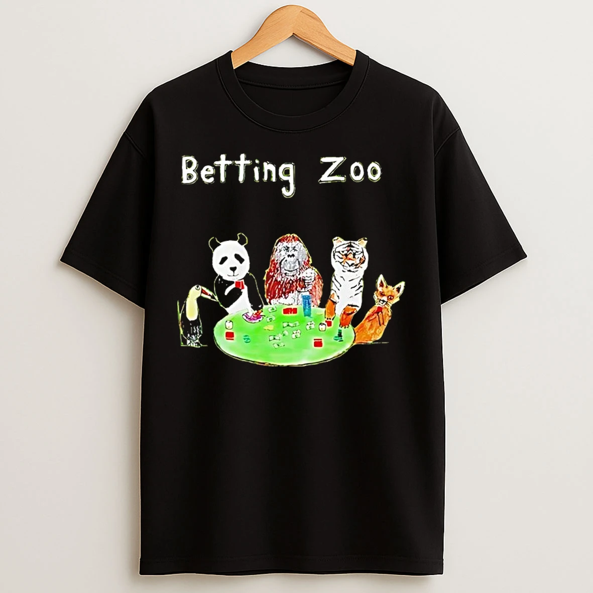 Classic Dave Portnoy Betting Zoo Paint T Shirts