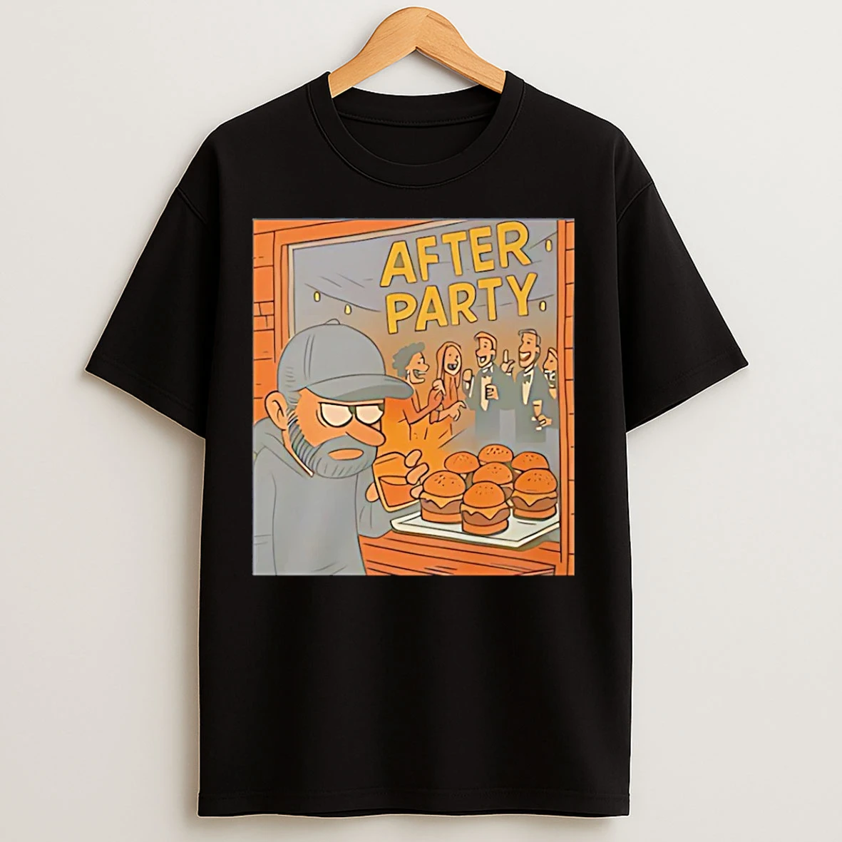 Classic Dax Harwood Wearing After Party Burger T Shirts
