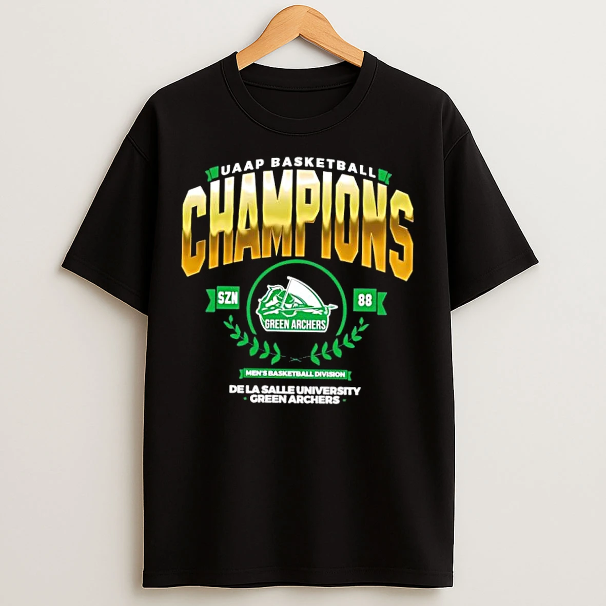 Classic De La Salle Green Archers Uaap Basketball Champions T Shirts