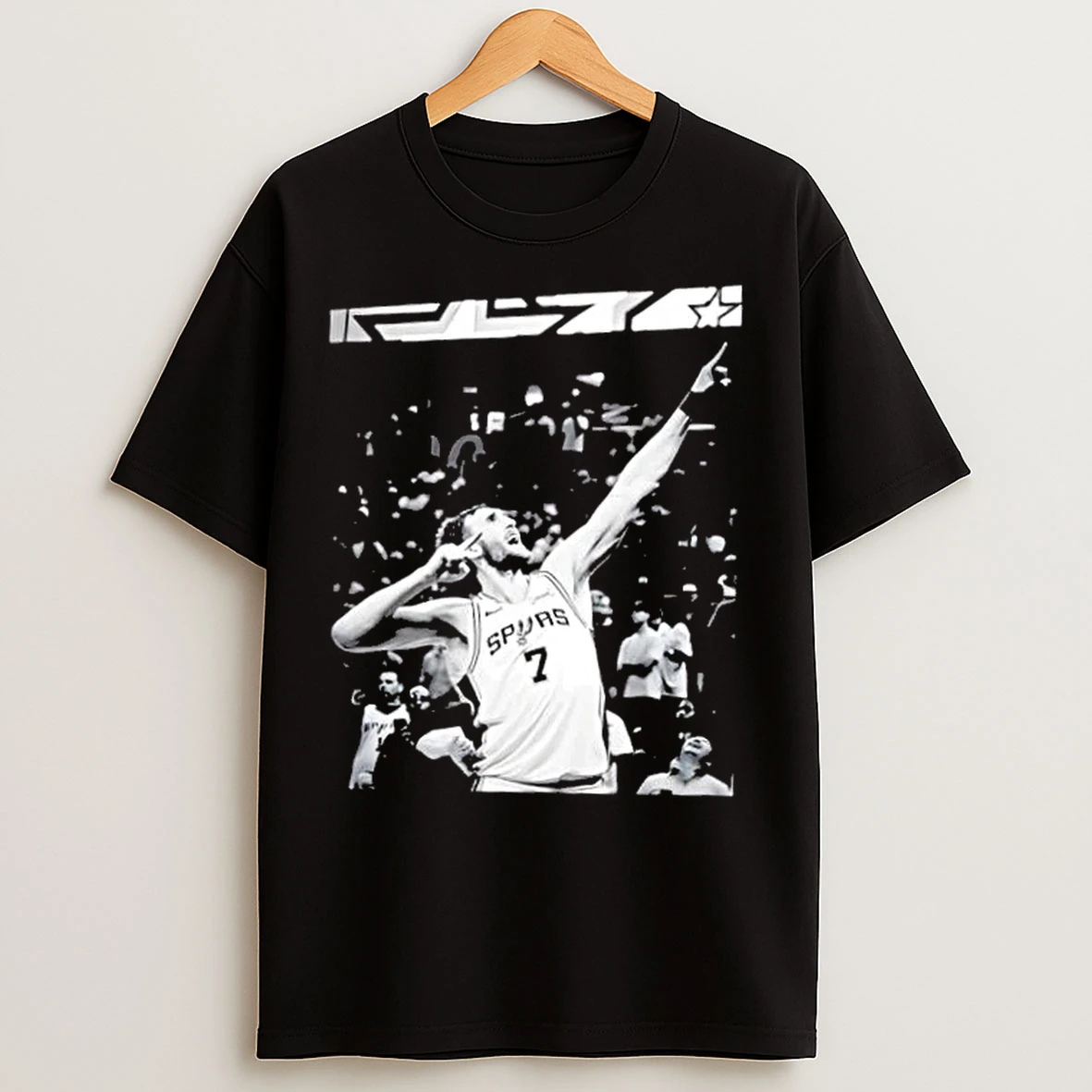 Classic Deaaron Fox Wearing Luke Kornet San Antonio Spurs T Shirts