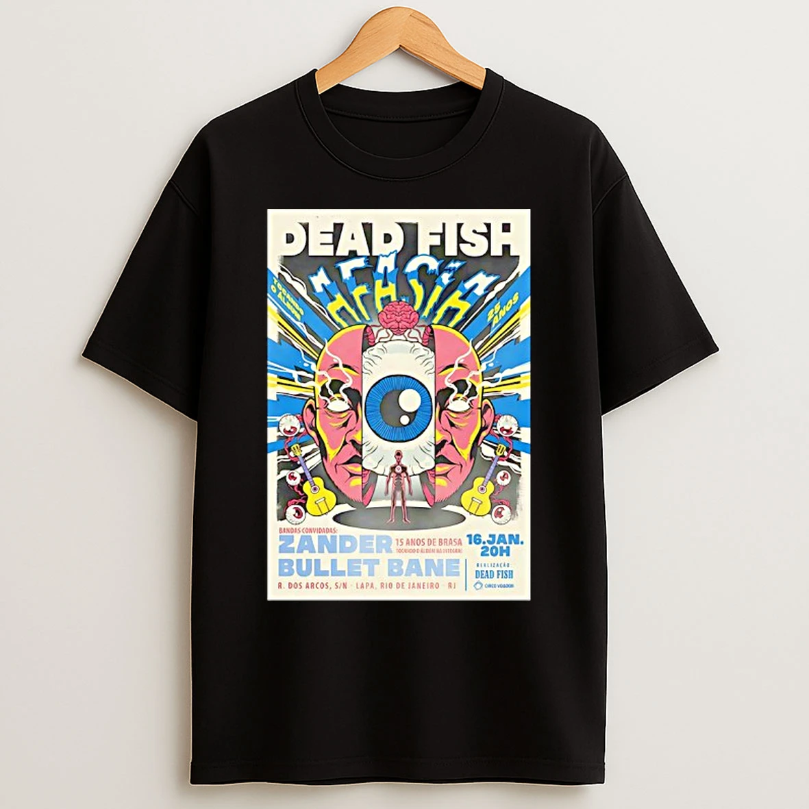 Classic Dead Fish 1 16 2026 Rio De Janeiro Rj T Shirts
