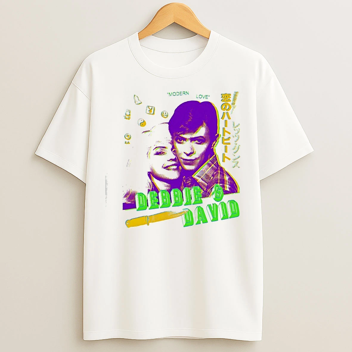 Classic Debbie Harry And David Bowie Modern Love T Shirts
