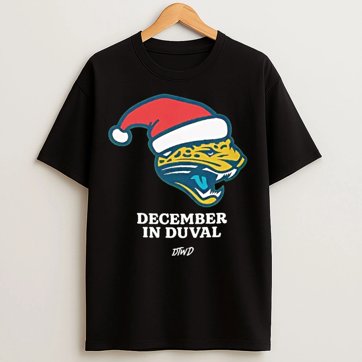 Classic December In Duval Diwd Jacksonville Jaguars Custom Christmas T Shirts
