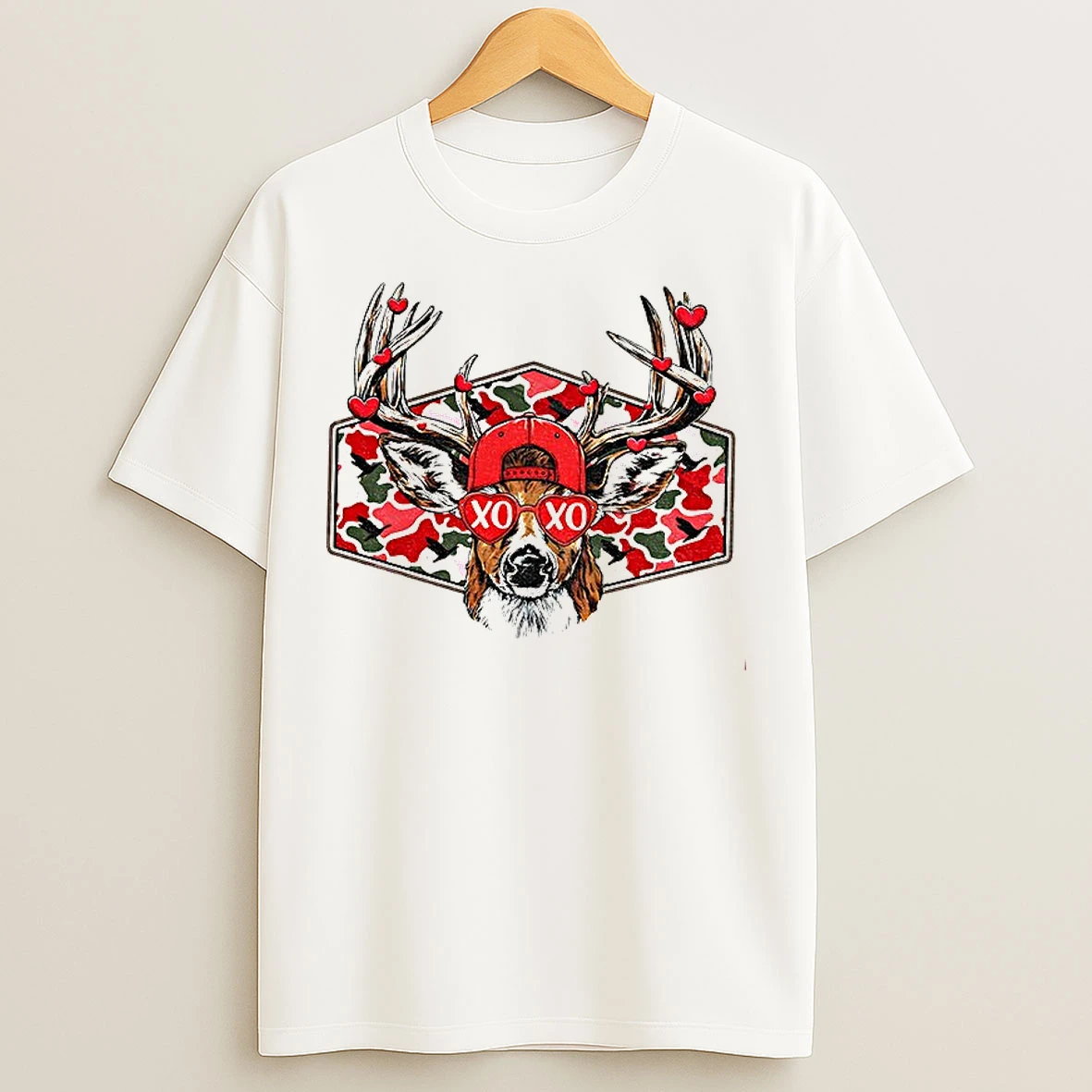 Classic Deer Hunter Valentines Hunting Xo Xo T Shirts