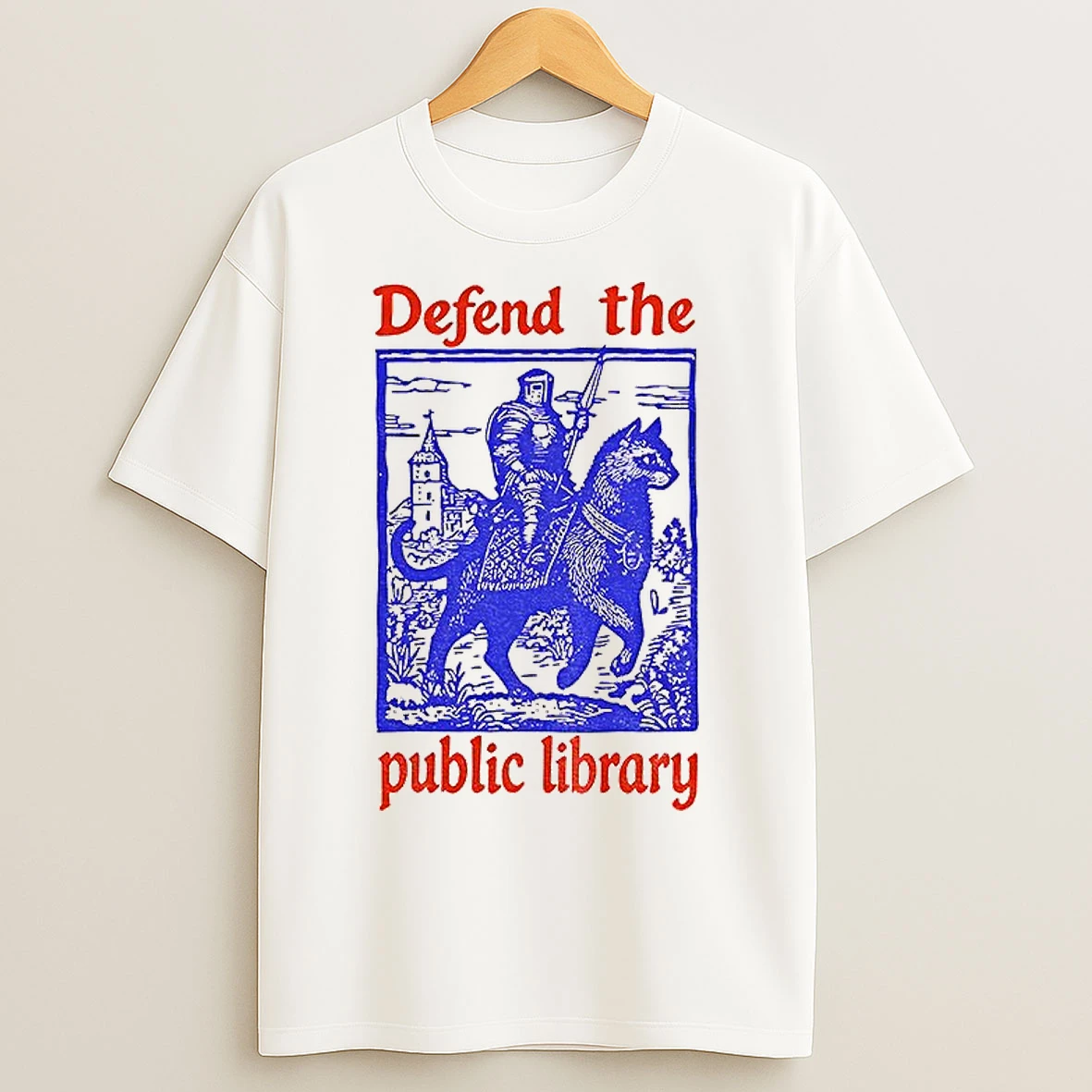 Classic Defend The Public Library Vintage T Shirts