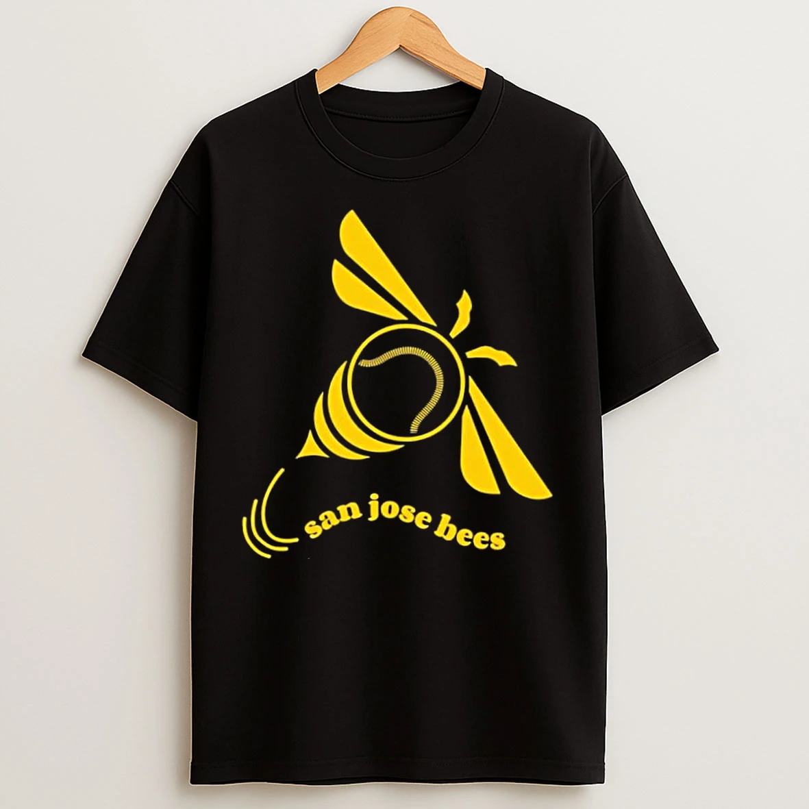 Classic Defunct San Jose Bees Baseball T Shirts