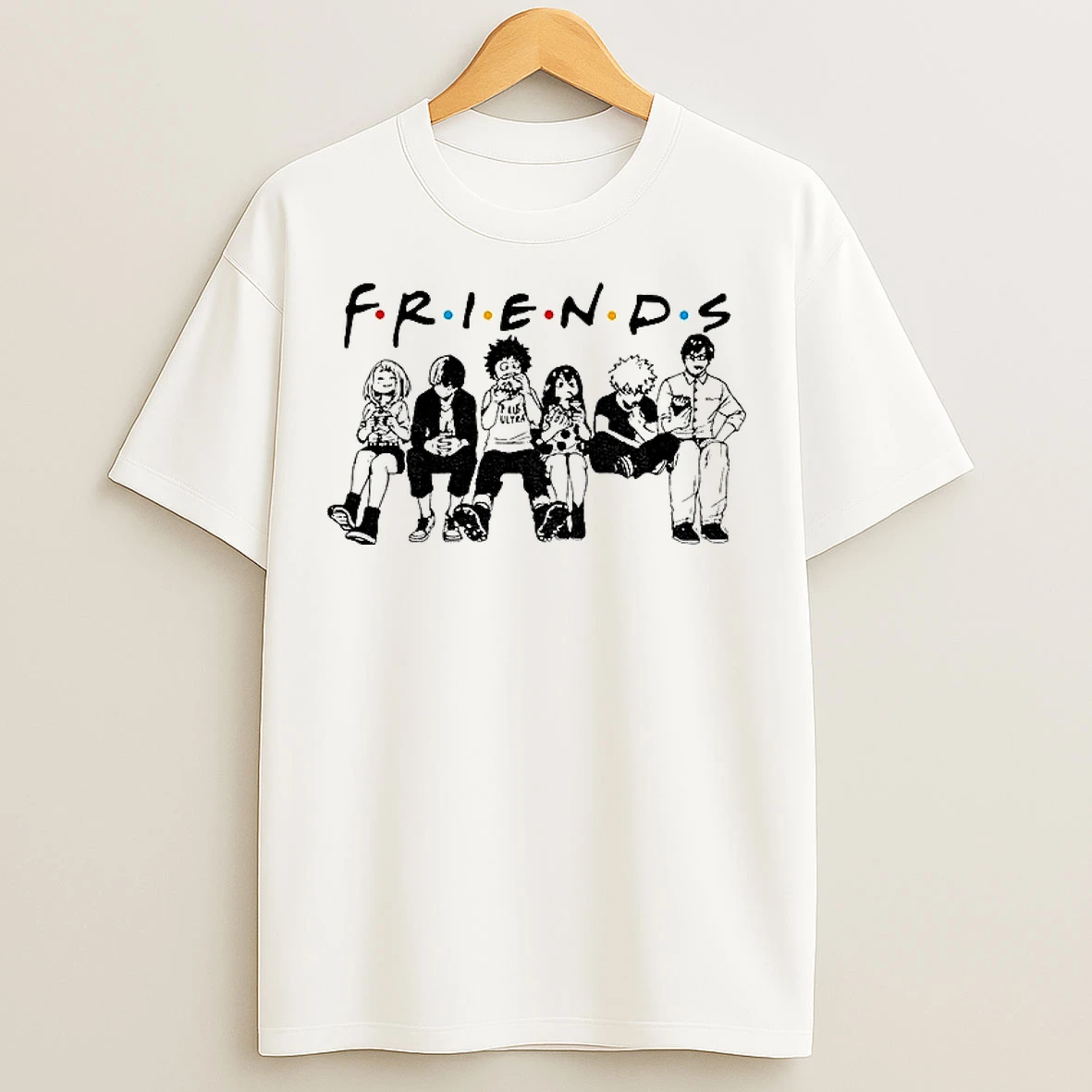 Classic Deku Vs Shigaraki My Hero Academia Friends T Shirts