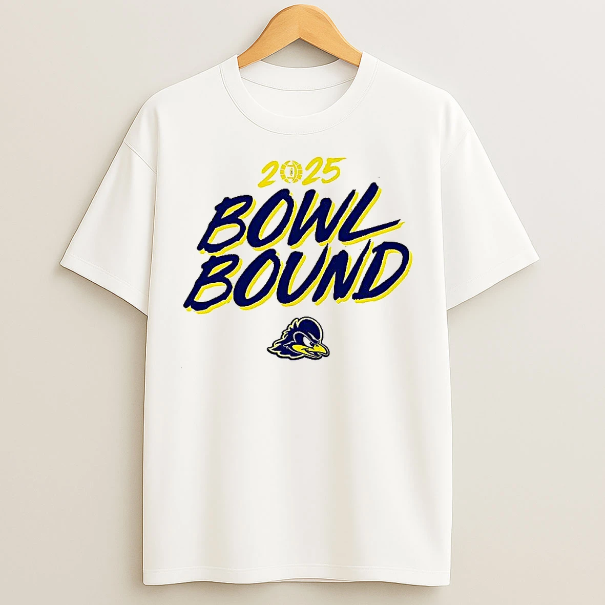 Classic Delaware Fightin Blue Hens 2025 Bowl Bound T Shirts