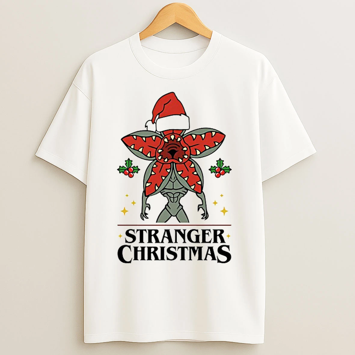Classic Demogorgon Stranger Things Christmas T Shirts