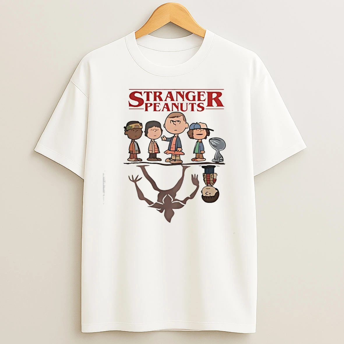 Classic Demogorgon Devil Stranger Things X Peanuts T Shirts