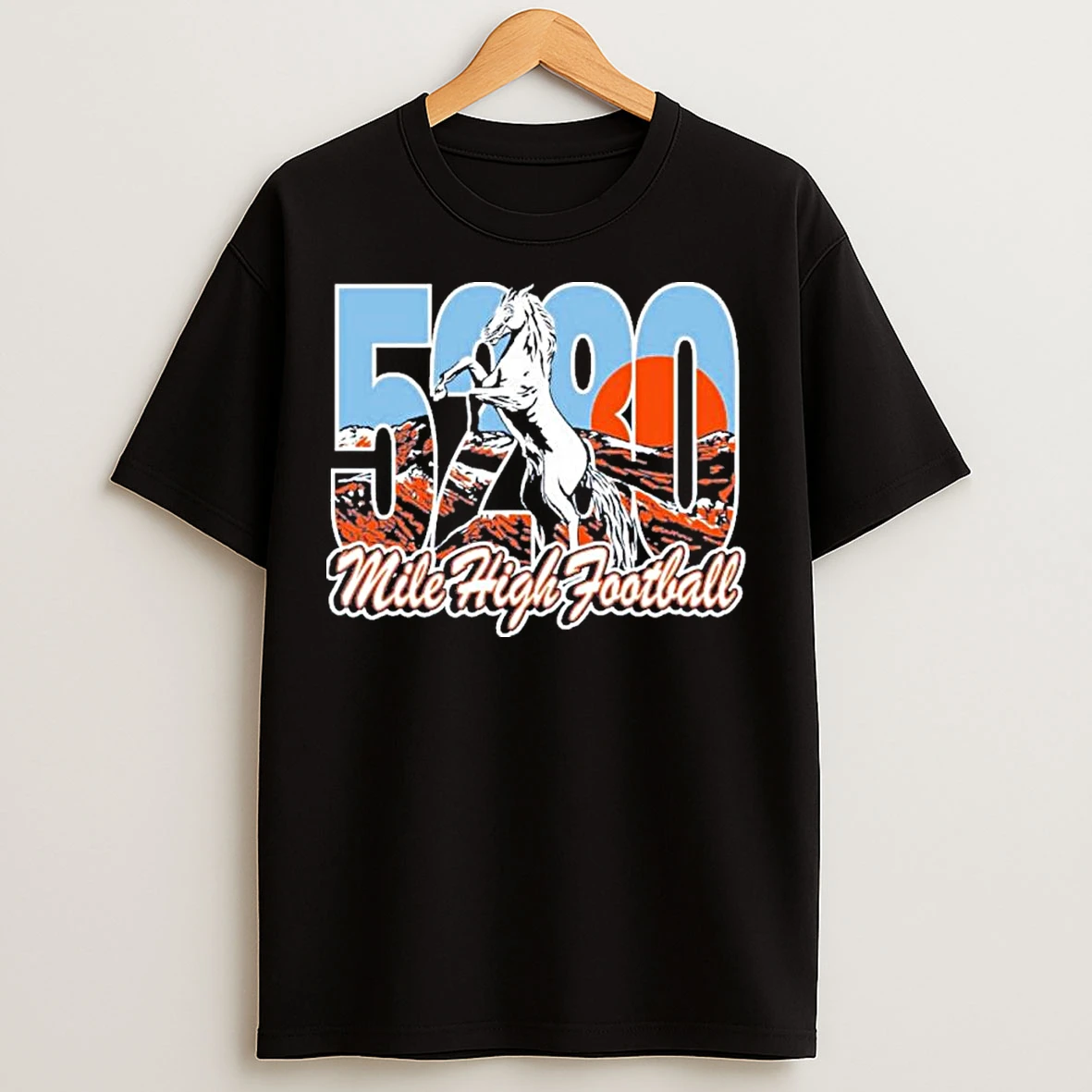 Classic Denver 5280 Football T Shirts