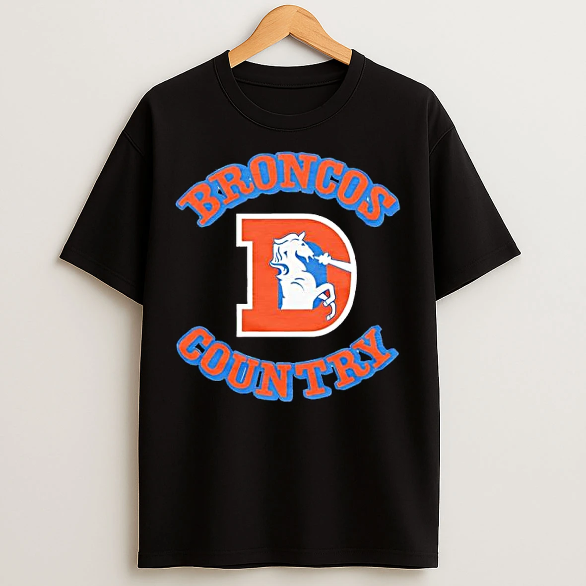 Classic Denver Broncos Country Graphic T Shirts