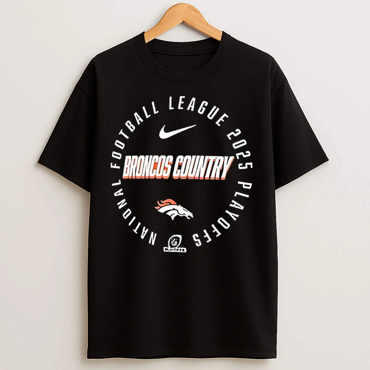 Classic Denver Broncos Denver Country National Football League Playoffs Logo T Shirts