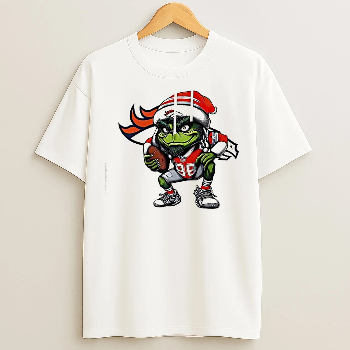 Classic Denver Broncos Grinch Christmas Logo T Shirts