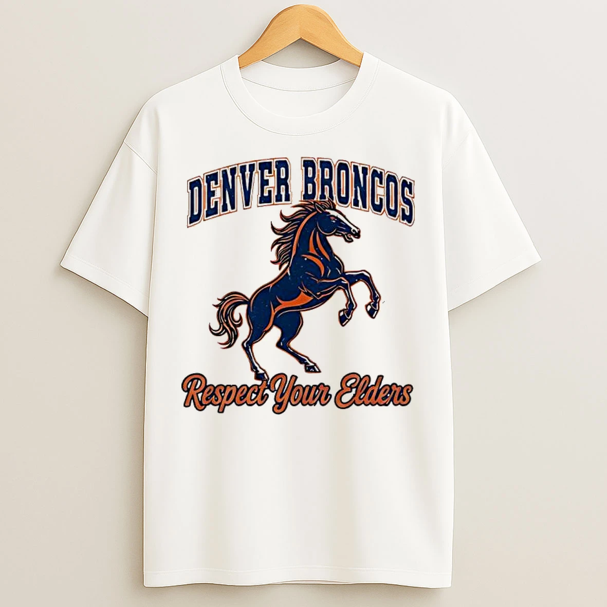 Classic Denver Broncos Respect Your Elders T Shirts
