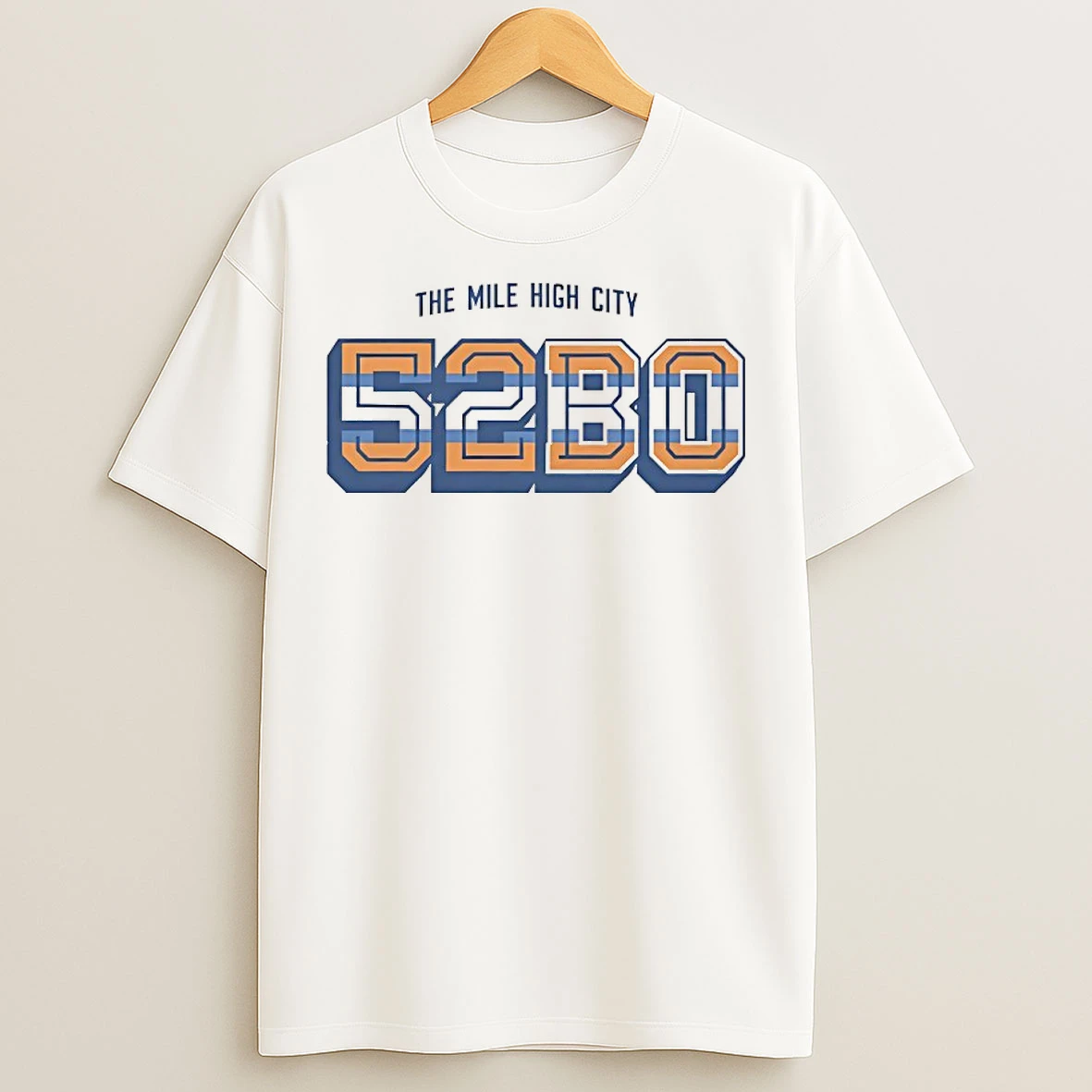 Classic Denver Broncos The Mile High City 5280 T Shirts