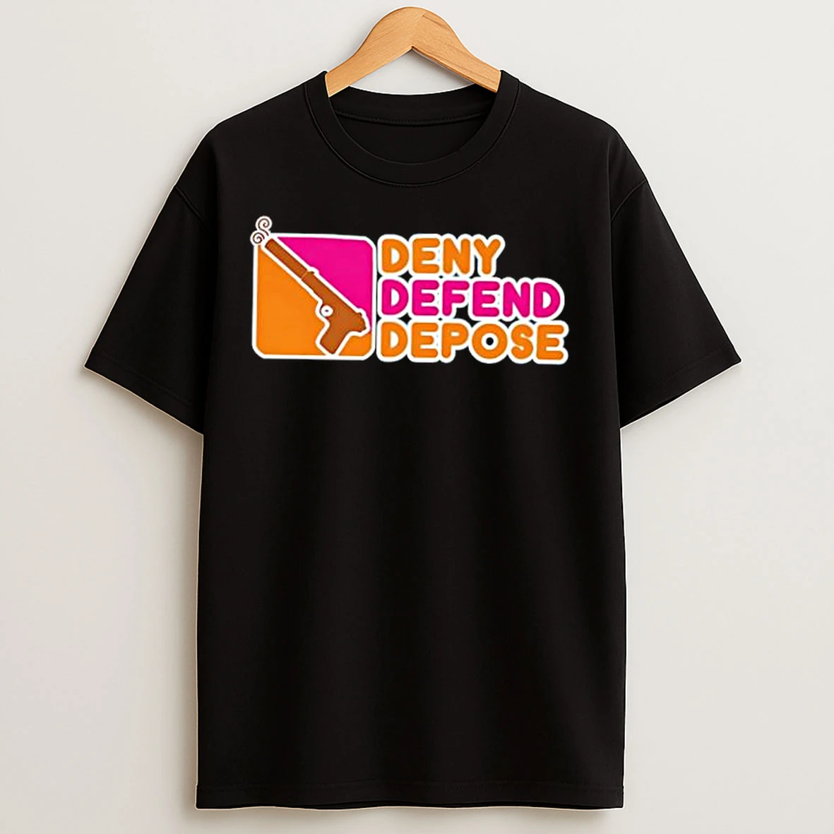 Classic Deny Defend Depose Gun Stylish T Shirts