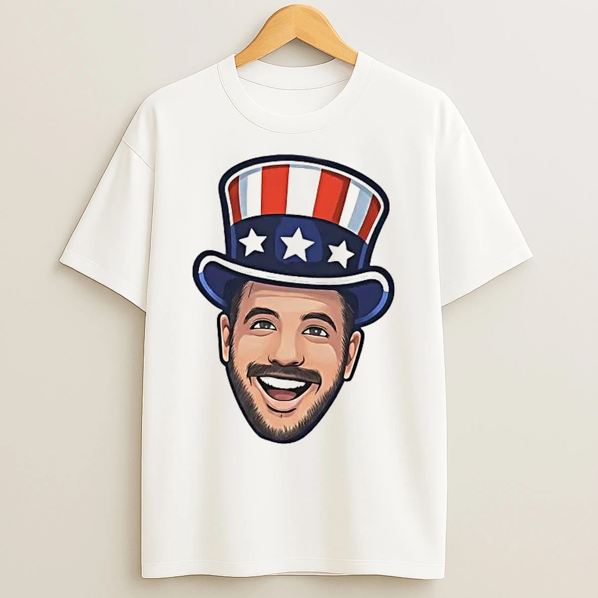 Classic Derek Jeter Uncle Sam Hat Cartoon T Shirts