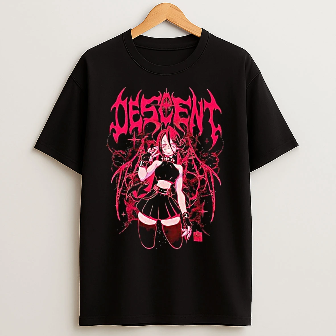 Classic Descent Character Square Apple Studios T Shirts