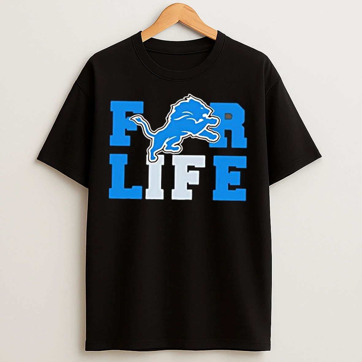 Classic Detroit Lions For Life Stylish T Shirts