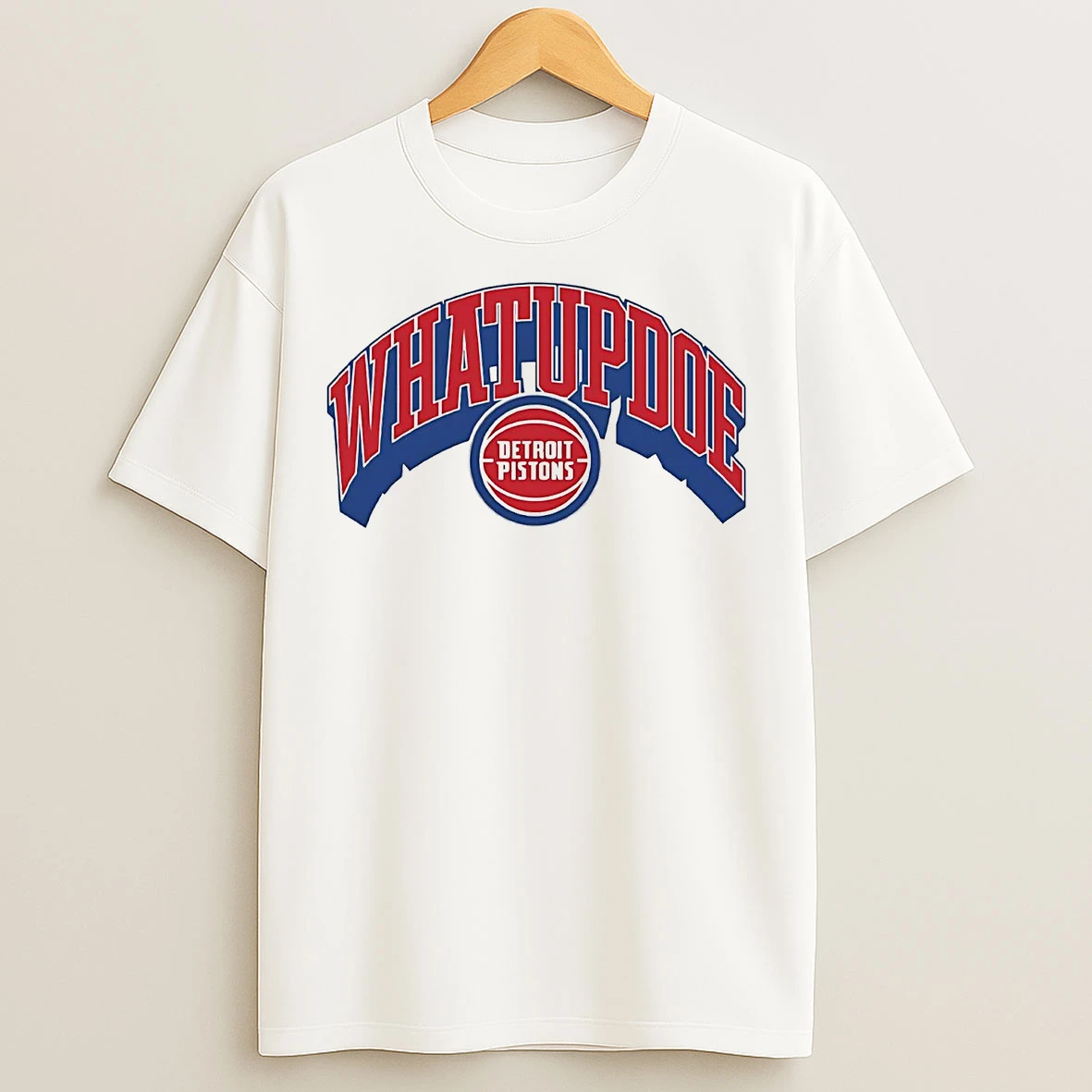 Classic Detroit Pistons Whatupdoe T Shirts