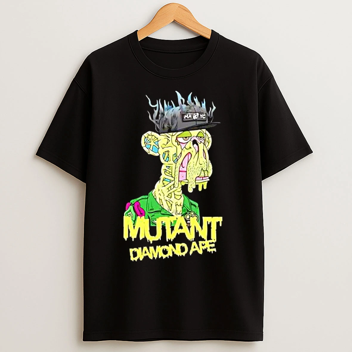 Classic Diamond Supply Co X Ape Military Mutant Ape T Shirts