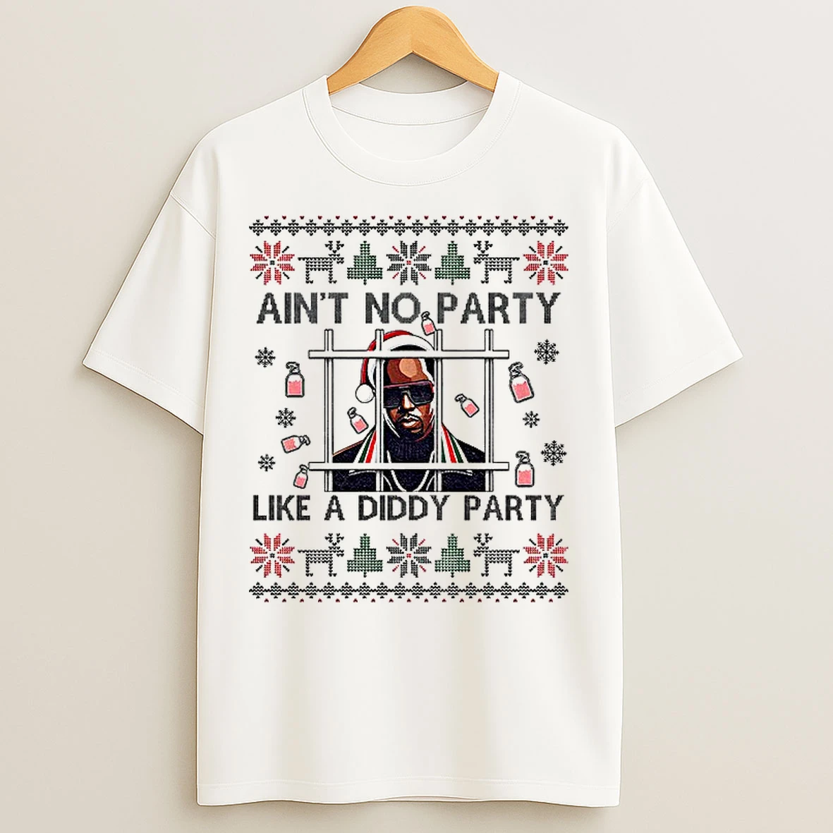 Classic Diddy Aint No Party Like A Diddy Party Merry Christmas T Shirts