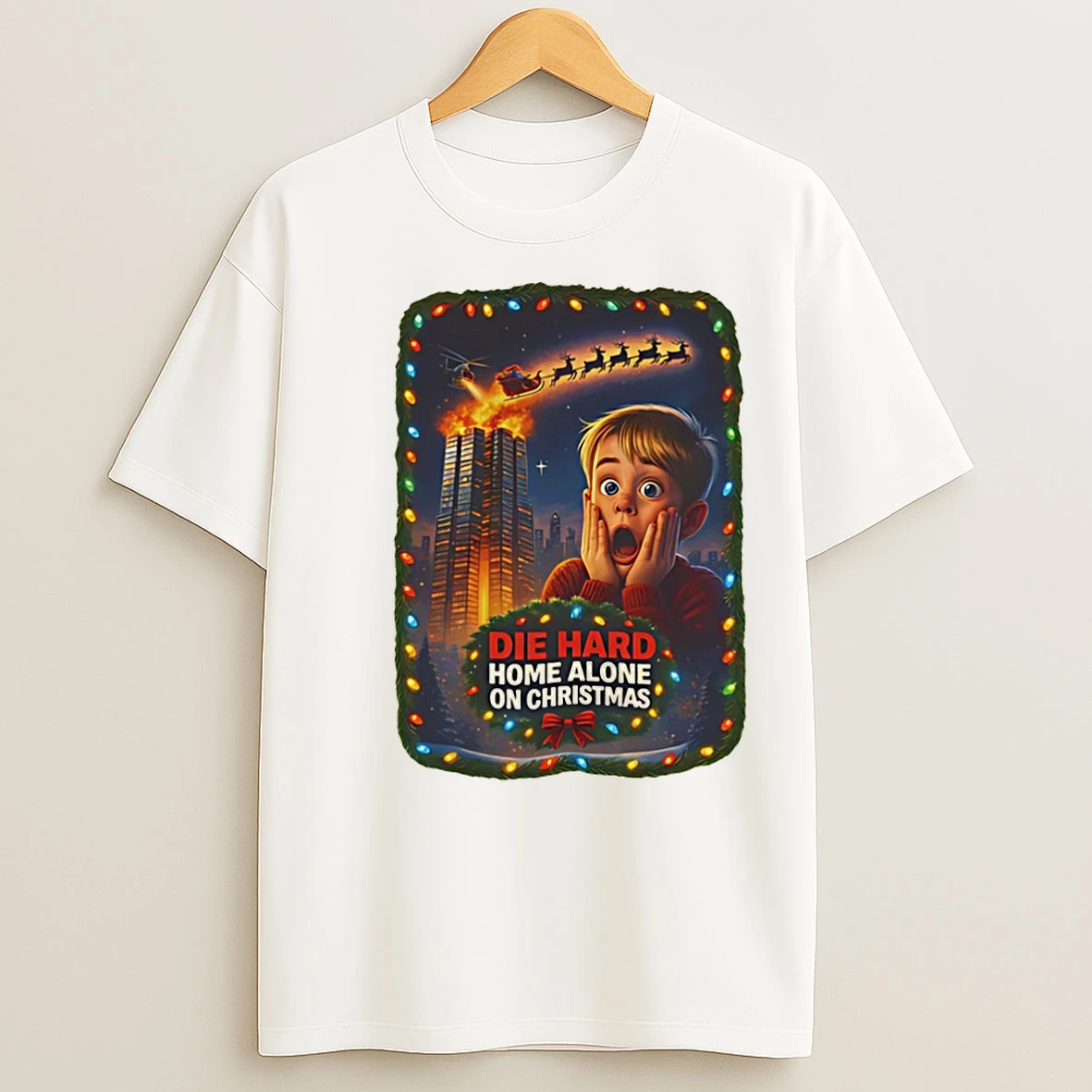 Classic Die Hard X Home Alone Christmas Movie Christmas T Shirts