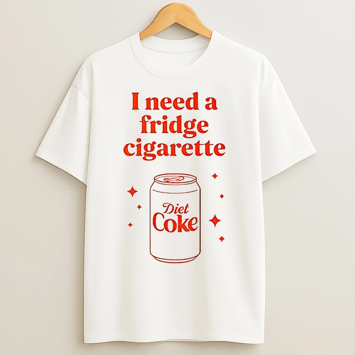 Classic Diet Coke I Need A Fridge Cigarette T Shirts